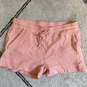 Pink Lily Defining You Peach Pull On Shorts | Size 3XL